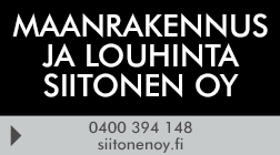 Maanrakennus ja Louhinta Siitonen Oy logo